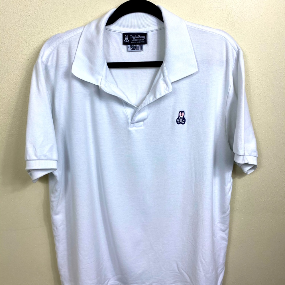 Psycho Bunny White Polo Shirt
